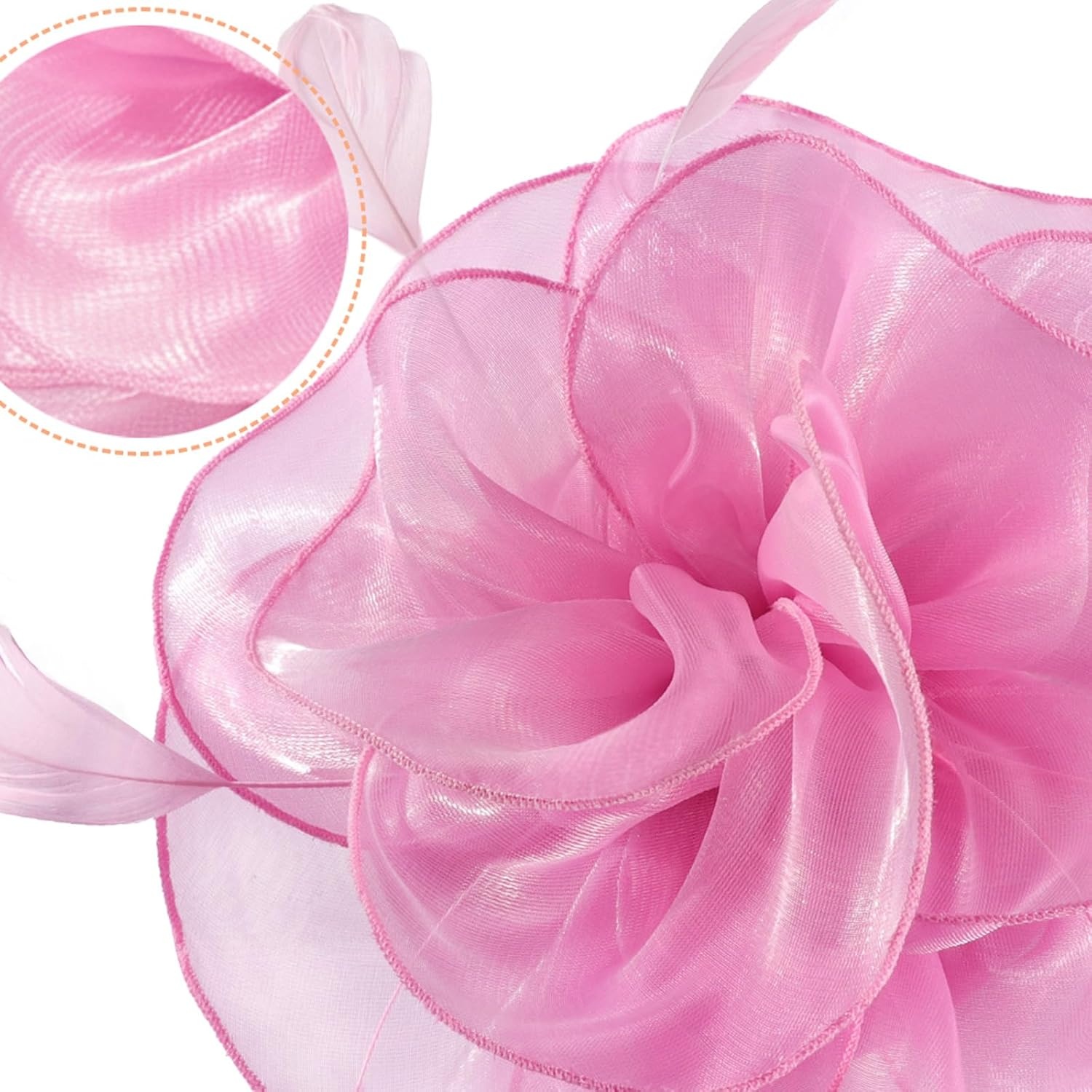 image:imageDRESHOW Fascinators Hat Tea Party Headwear Ribbons Feathers on a Headband and a Clip for WomenTaro Purple