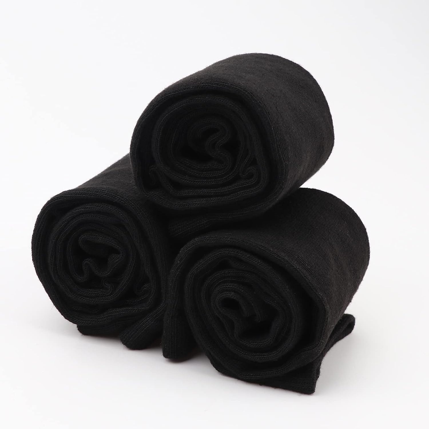 image:imageDRESHOW Womens Knee High Socks Seamless Toe Stripe Tube Knee Socks 3 Pairs3 Pairs Knee High Socks Black