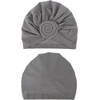 DRESHOW 5 Pack Knotted Headwraps for Women African Turban Pre-Knotted Beanie Headwraps Hair Covers(5 Pack Donuts: Dark Grey  Khaki  Dark Khaki  Navy Blue  Black)