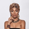 DRESHOW 5 Pack Knotted Headwraps for Women African Turban Pre-Knotted Beanie Headwraps Hair Covers(5 Pack Knotted: Floral Prints)