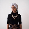DRESHOW 5 Pack Knotted Headwraps for Women African Turban Pre-Knotted Beanie Headwraps Hair Covers(5 Pack Knotted: White)