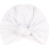 DRESHOW 5 Pack Knotted Headwraps for Women African Turban Pre-Knotted Beanie Headwraps Hair Covers(5 Pack Knotted: White)