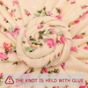 DRESHOW 5 Pack Knotted Headwraps for Women African Turban Pre-Knotted Beanie Headwraps Hair Covers(5 Pcs Floral Donuts C)