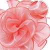 DRESHOW Fascinators Hat Tea Party Headwear Ribbons Feathers on a Headband and a Clip for Women(1 Pc: Coral Pink)