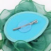 DRESHOW Fascinators Hat Tea Party Headwear Ribbons Feathers on a Headband and a Clip for Women(Dark Green)