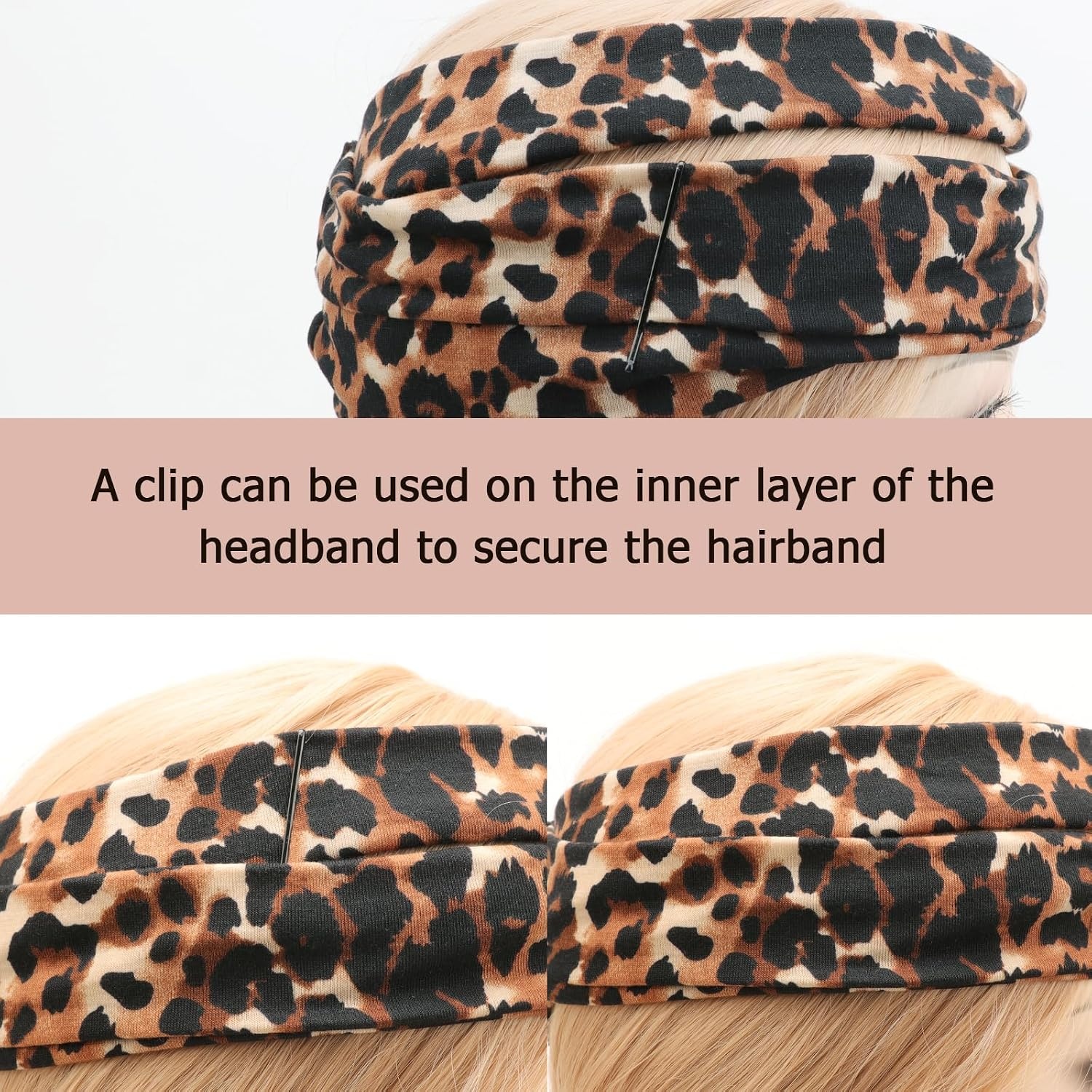 image:imageDRESHOW 8 Pack Headbands for Women Yoga Knotted Headbands Elastic Criss Cross Hair Accessories Sports Head Wrap Non Slip8 Pcs Cross Knotted B