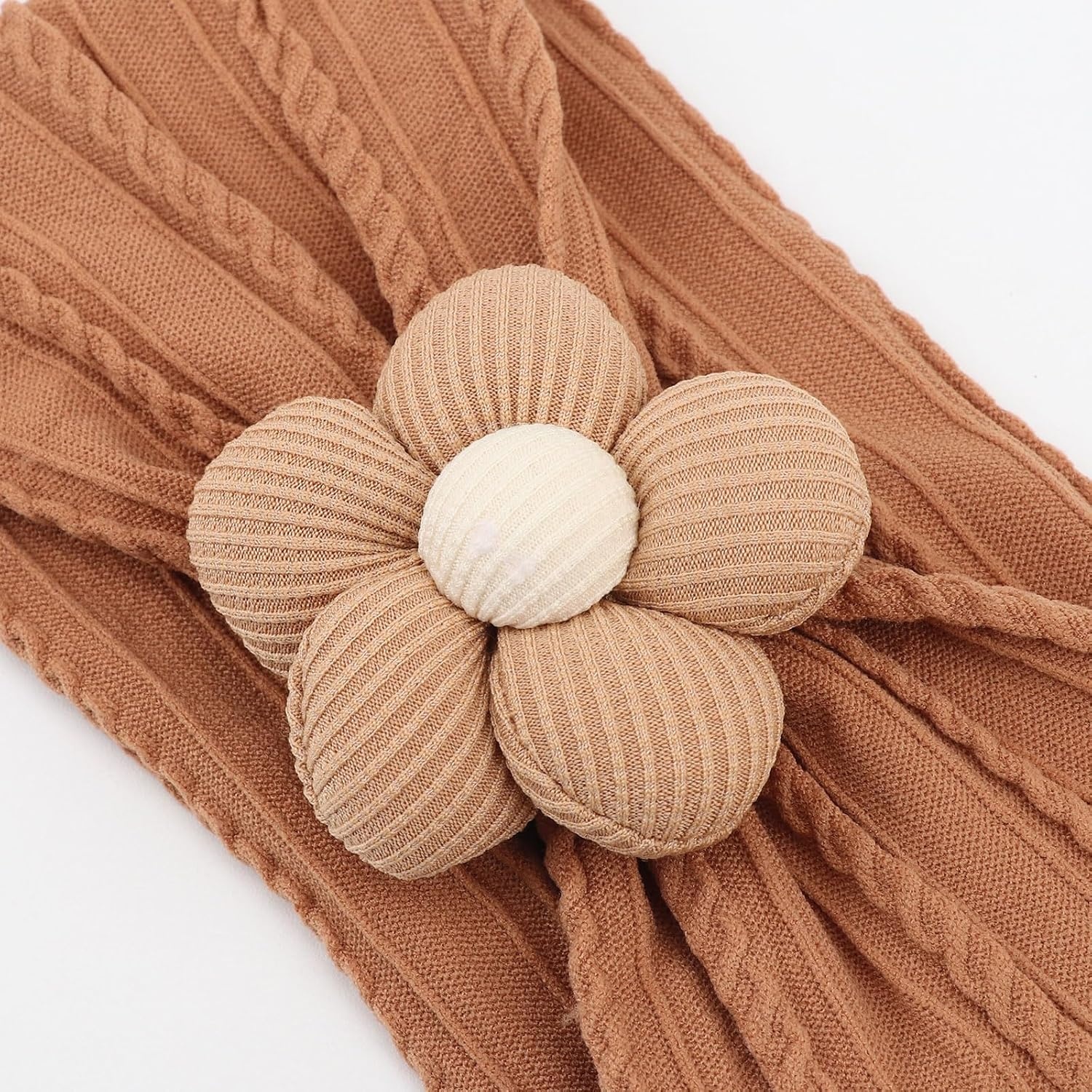image:imageDRESHOW BQUBO Handmade Baby Headbands Soft amp Stretchy Hair Bands with Bows Nylon Bows Hairbands for Girls Newborn Infant Toddlers Hair Accessories 3 pack3 Pcs Barbie PinkCoffeePurple