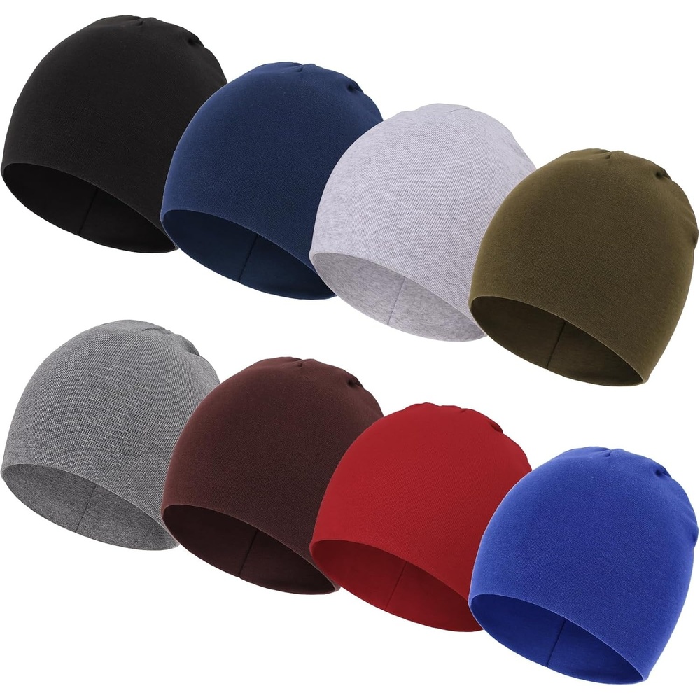 image:imageDRESHOW BQUBO 8 Pack Baby Newborn Hats Infant Toddler Kid Hats Soft Nursery Beanie Unisex Beanie Hat for Boys Girls 06 Years8 Pack Hb