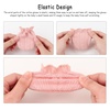 BQUBO Newborn Receiving Blankets Cotton Warm Sleepsack with Mittens & Bow Hats Hospital Baby Swaddling Shower Gift(3 Set Plain: Bow Hat + Mitten + Blanket (M))