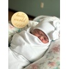 BQUBO Newborn Receiving Blankets Cotton Warm Sleepsack with Mittens & Bow Hats Hospital Baby Swaddling Shower Gift(3 Set Plain: Hats + Mittens + Blankets)