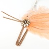 DRESHOW 1920s Great Gatsby Accessories for Women Flapper Headpiece Headband Gloves Costume Harlem Nights Accessories Set(1920s Gatsby Champagne  Gold  Silver  Pearl Set)