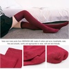 DRESHOW 6 Pairs High Thigh Socks Striped Over Knee Thin Tights Long Stocking for Women Leg Warmer(6 Pairs: Black  Navy  Burgundy (Striped & Solid))