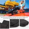 DRESHOW 6 Pairs High Thigh Socks Striped Over Knee Thin Tights Long Stocking for Women Leg Warmer(6 Pairs: Black Ab)
