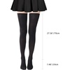 DRESHOW 6 Pairs High Thigh Socks Striped Over Knee Thin Tights Long Stocking for Women Leg Warmer(6 Pairs Extra Long: Black  White  Gray  Light Gray)