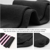 DRESHOW 6 Pairs High Thigh Socks Striped Over Knee Thin Tights Long Stocking for Women Leg Warmer(6 Pairs Extra Long: White-black  Grey-black  Black-white  White-pink  Pink-white  Black-pink)