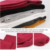 DRESHOW 6 Pairs High Thigh Socks Striped Over Knee Thin Tights Long Stocking for Women Leg Warmer(6 Pairs: White  Light Gray  Gray  Burgundy  Black  Mustard)