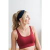DRESHOW 8 Pack Headbands for Women Yoga Knotted Headbands Elastic Criss Cross Hair Accessories Sports Head Wrap Non Slip(8 Pack B Cross a)