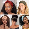 DRESHOW 8 Pack Headbands for Women Yoga Knotted Headbands Elastic Criss Cross Hair Accessories Sports Head Wrap Non Slip(8 Pack Cross D)