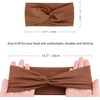 DRESHOW 8 Pack Headbands for Women Yoga Knotted Headbands Elastic Criss Cross Hair Accessories Sports Head Wrap Non Slip(8 Pack Fashion Leader A)