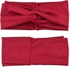 DRESHOW 8 Pack Headbands for Women Yoga Knotted Headbands Elastic Criss Cross Hair Accessories Sports Head Wrap Non Slip(8 Pack G)