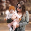 DRESHOW BQUBO 3 Pack Baby Beanies Toddler Kids Winter Hats Soft Knit Hat for Baby Boys Girls Warm Cap Beanies(3 Sets Knit Hat & Mittens: Beige  Caramel  Black)