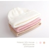 DRESHOW BQUBO 3 Pack Baby Beanies Toddler Kids Winter Hats Soft Knit Hat for Baby Boys Girls Warm Cap Beanies(3 Sets Knit Hat & Mittens: Ivory White  Beige  Light Pink)