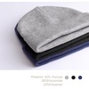 DRESHOW BQUBO 3 Pack Baby Beanies Toddler Kids Winter Hats Soft Knit Hat for Baby Boys Girls Warm Cap Beanies(3 Sets Knit Hat & Mittens: Light Grey  Navy Blue  Black)
