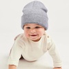 DRESHOW BQUBO 3 Pack Baby Beanies Toddler Kids Winter Hats Soft Knit Hat for Baby Boys Girls Warm Cap Beanies(3 Sets Knit Hat & Mittens: Light Grey  Navy Blue  Black)