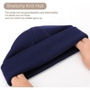 DRESHOW BQUBO 3 Pack Baby Beanies Toddler Kids Winter Hats Soft Knit Hat for Baby Boys Girls Warm Cap Beanies(4 Pack Knit Cap: Beige  Navy Blue  Army Green  Black)
