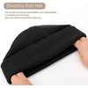 DRESHOW BQUBO 3 Pack Baby Beanies Toddler Kids Winter Hats Soft Knit Hat for Baby Boys Girls Warm Cap Beanies(4 Pack Knit Cap: Black  Red  Khaki  Navy Blue)