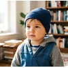 DRESHOW BQUBO 8 Pack Baby Newborn Hats Infant Toddler Kid Hats Soft Nursery Beanie Unisex Beanie Hat for Boys Girls 0-6 Years(8 Pack C: Solid Color)