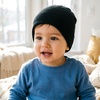 DRESHOW BQUBO 8 Pack Baby Newborn Hats Infant Toddler Kid Hats Soft Nursery Beanie Unisex Beanie Hat for Boys Girls 0-6 Years(8 Pack C: Solid Color)