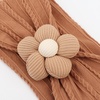 DRESHOW BQUBO Handmade Baby Headbands Soft & Stretchy Hair Bands with Bows Nylon Bows Hairbands for Girls Newborn Infant Toddlers Hair Accessories 3 pack(3 Pcs: Barbie Pink/Coffee/Purple)