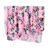 DRESHOW BQUBO Newborn Receiving Blanket with Bow Hat Set Flower Print Baby Swaddle Blankets with Beanie Nursery Swaddle Wrap 3 Sets(1 Set Printed Baby Gifts: Bow Hat + Blanket (Classic Pink))