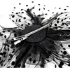 DRESHOW Fascinators Hat Flower Mesh Ribbons Feathers on a Headband and a Clip Tea Party Headwear for Girls and Women(7″ Diameter / Black)