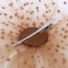DRESHOW Fascinators Hat Flower Mesh Ribbons Feathers on a Headband and a Clip Tea Party Headwear for Girls and Women(7″ Diameter/ Khaki Apricot)