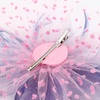DRESHOW Fascinators Hat Flower Mesh Ribbons Feathers on a Headband and a Clip Tea Party Headwear for Girls and Women(7″ Diameter/ Pink White)