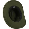 DRESHOW Women Men Classic Felt Wide Brim Western Cowboy & Cowgirl Cap Belt Buckle Retro Panama Hat Unisex Rolled up Caps(1 Pack Style 1: Army Green (Hat Circumference: 22-22.8″))