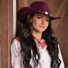 DRESHOW Women Men Classic Felt Wide Brim Western Cowboy & Cowgirl Cap Belt Buckle Retro Panama Hat Unisex Rolled up Caps(1 Pack Style 1: Burgundy (Hat Circumference: 22-22.8″))