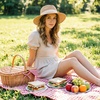 DRESHOW Women Straw Panama Hat Travel Fedora Beach Sun Hat Summer Wide Brim Straw Roll up Hats UPF 50+(Fedora a Khaki (Beige Hatband))