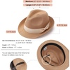 DRESHOW Women Straw Sun Hat Short Brim Panama Travel Fedora Summer Hat Roll Up Beach Cap for Women UPF 50+(1 Pack Rolled Hat: Khaki (Beige Band))