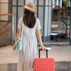 DRESHOW Women Straw Sun Hat Short Brim Panama Travel Fedora Summer Hat Roll Up Beach Cap for Women UPF 50+(1 Pc Straw Hat: Khaki (Beige Ribbon))