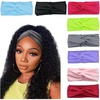 DRESHOW 8 Pack Headbands for Women Yoga Knotted Headbands Elastic Criss Cross Hair Accessories Sports Head Wrap Non Slip(8 Pack G)