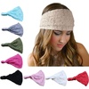 DRESHOW 8 Pack Headbands for Women Yoga Knotted Headbands Elastic Criss Cross Hair Accessories Sports Head Wrap Non Slip(U8 Pack Lace Wide Headband a)