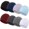 DRESHOW BQUBO 8 Pack Baby Newborn Hats Infant Toddler Kid Hats Soft Nursery Beanie Unisex Beanie Hat for Boys Girls 0-6 Years(8 Pack: Solid Color)
