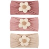 3 Pcs: Beige/Pink/Dark Pink