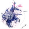 DRESHOW Fascinators Hat Flower Mesh Ribbons Feathers on a Headband and a Clip Tea Party Headwear for Girls and Women(7″ Diameter/ Pink White)