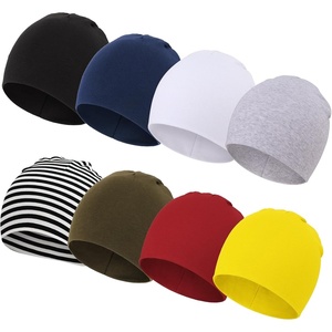 DRESHOW BQUBO 8 Pack Baby Newborn Hats Infant Toddler Kid Hats Soft Nursery Beanie Unisex Beanie Hat for Boys Girls 0-6 Years(8 Pack E)